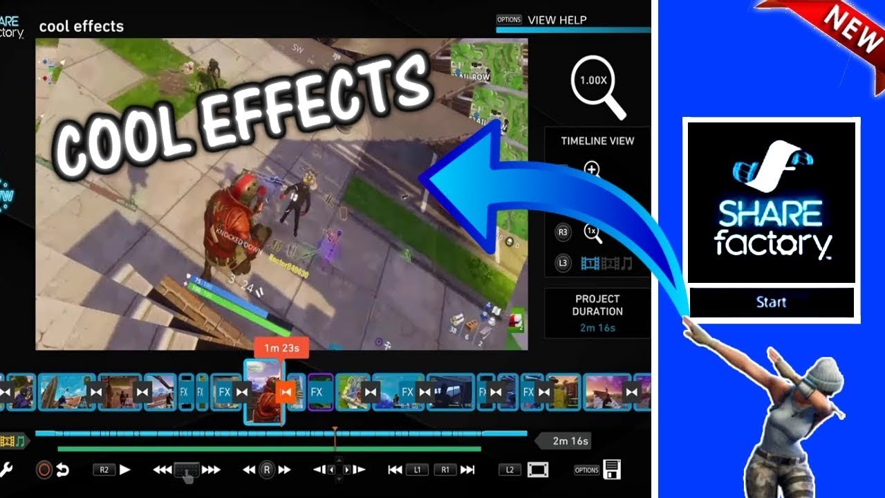 How to EDIT VIDEOS on PS4 with COOL EFFECTS using SHAREFACTORY (2019 ...