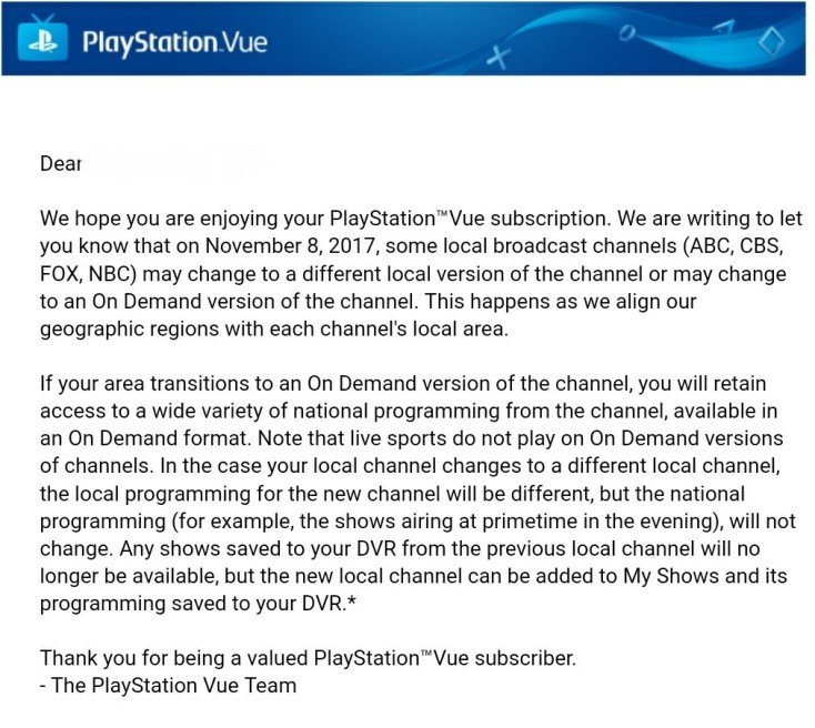How to Find Out If You Will Lose Your PlayStation Vue Locals