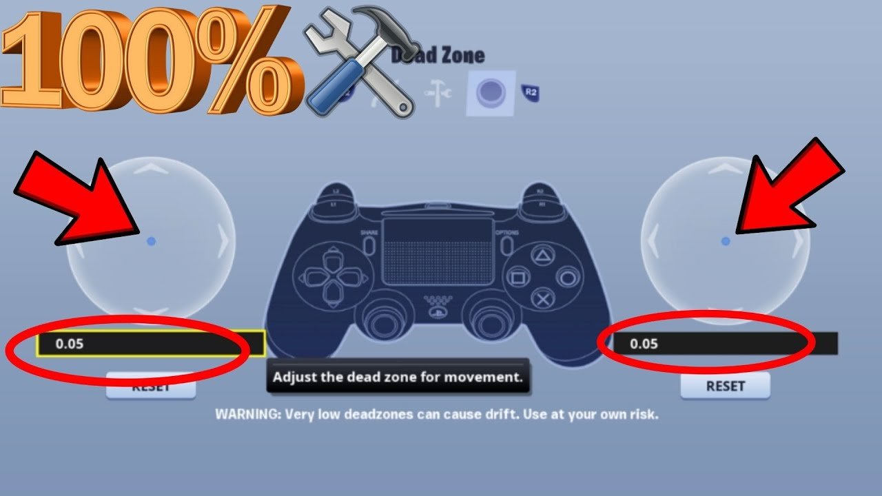 HOW TO FIX CONTROLLER DEAD ZONE DRIFT COMPLETELY IN FORTNITE ...