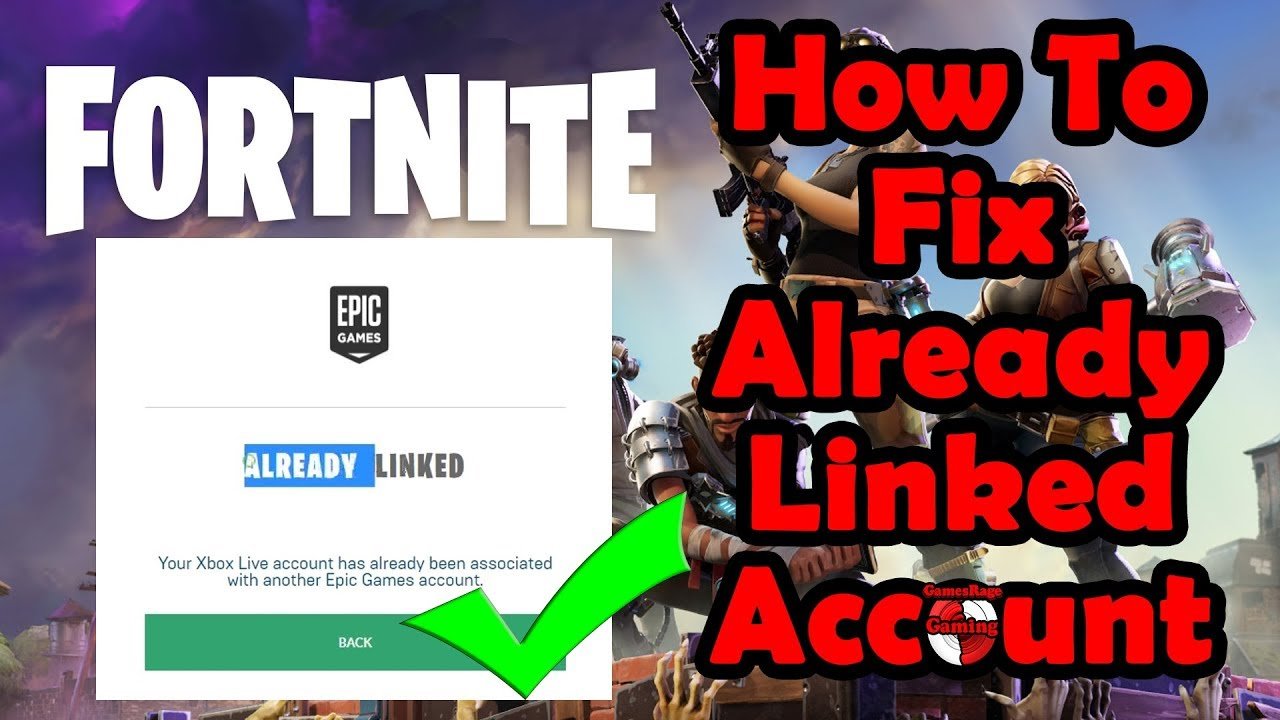 How To Fix FORTNITE Unable To Link Xbox/PS4 To Epic Games ...