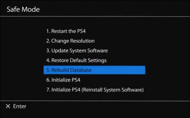 How to Fix PS4 Problems by Rebuilding the PS4 Database