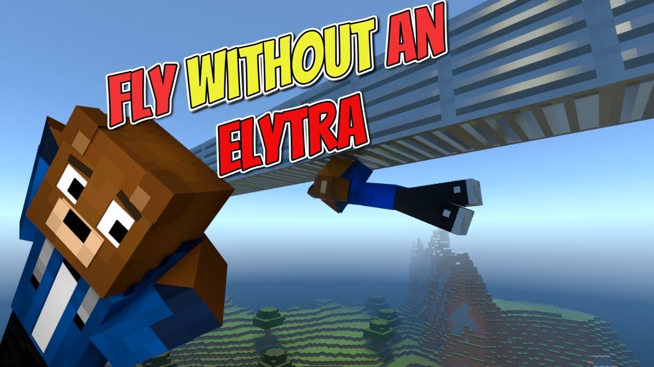 How to fly in Minecraft WITHOUT an Elytra : Bedrock RTX ...