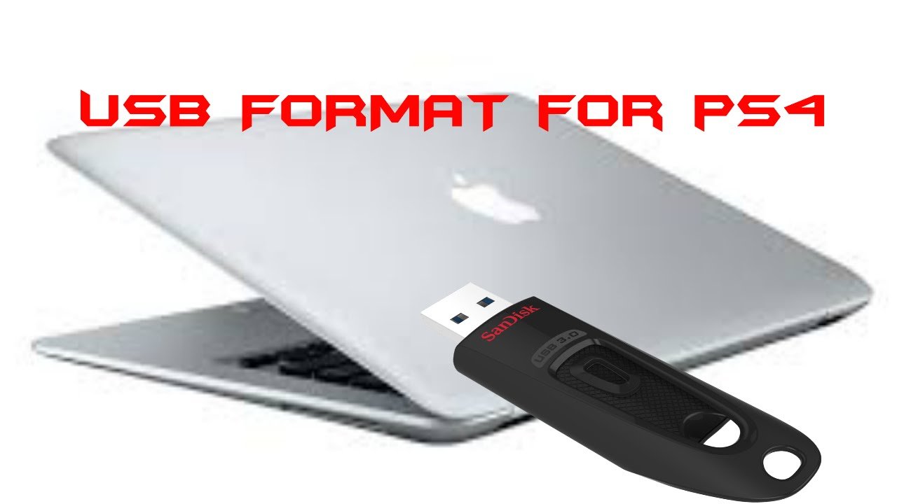 How To Format USB Flash Drive For PS4 on Mac