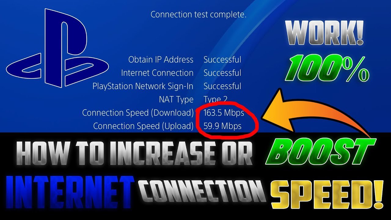 HOW TO GET 100% FASTER INTERNET ON PS4 OR PS5! MAKE YOUR ...