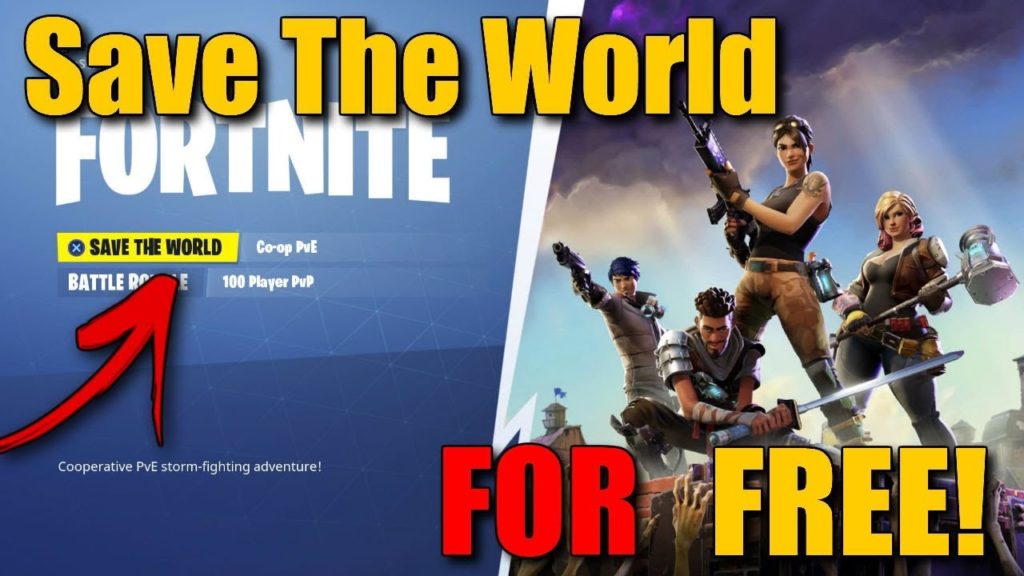 How To Get Fortnite SAVE THE WORLD For FREE!