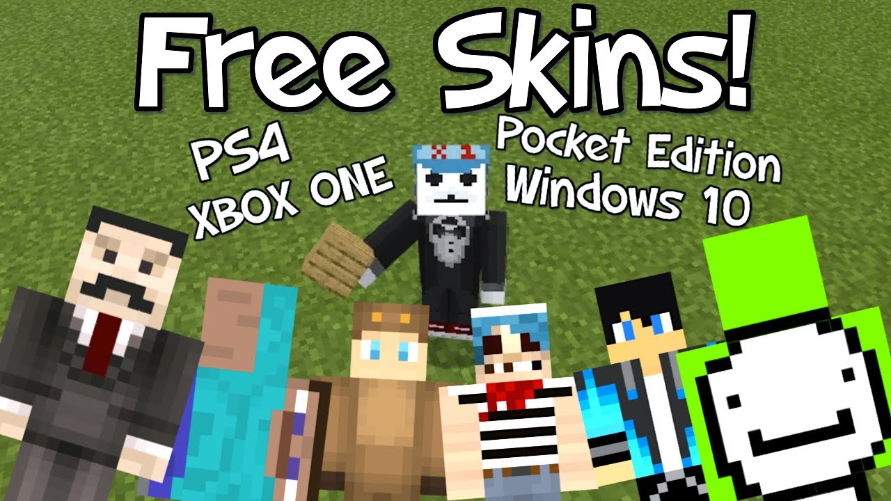 How to Get FREE Custom Minecraft Bedrock Skins on All ...
