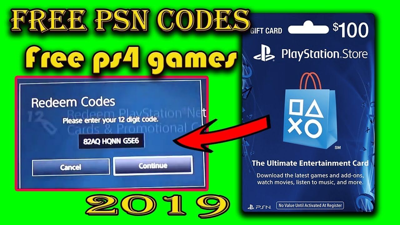 How to get Free PSN Codes 2019