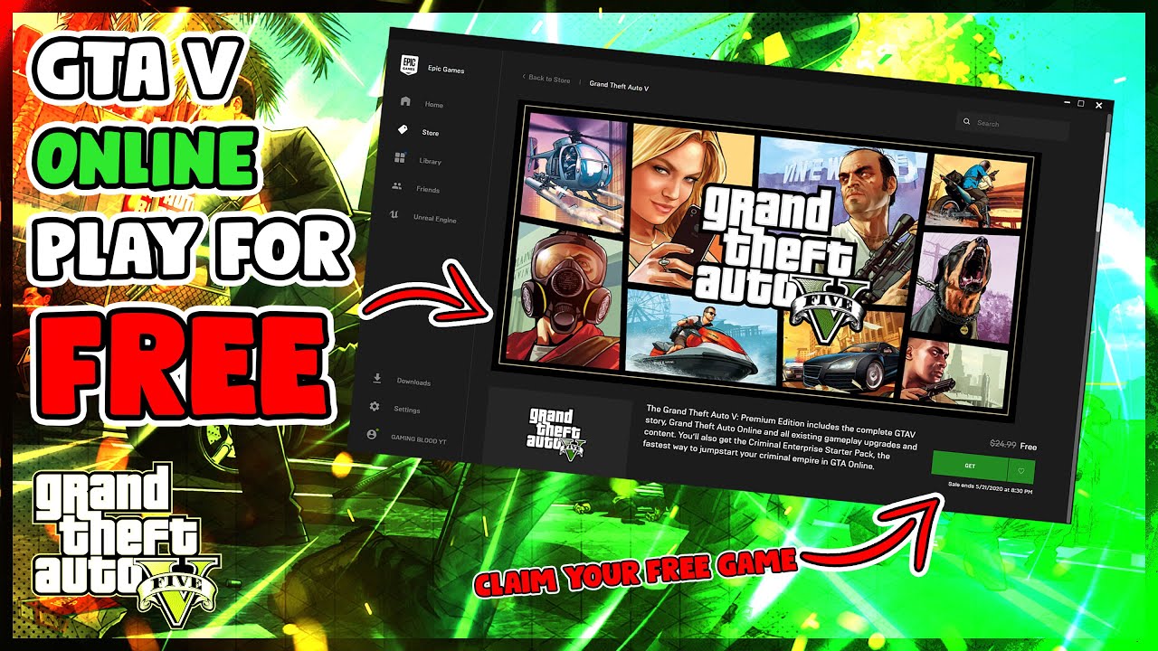 How to get GTA 5 Online for free 2020