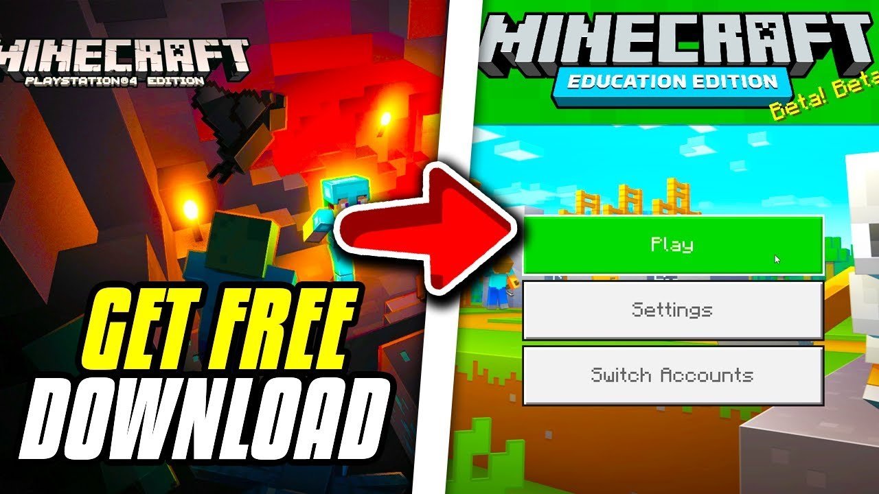 How To Get Minecraft PS4 Bedrock Edition For Free!