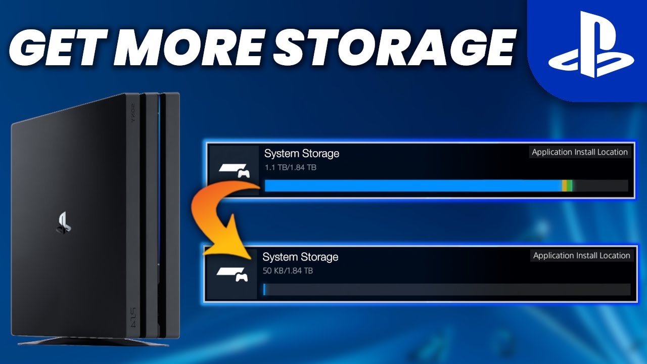 How to Get More Storage on Your PS4!