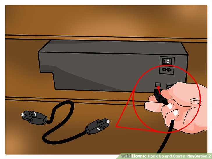 How to Hook Up a PlayStation 2 and Start It: 14 Steps
