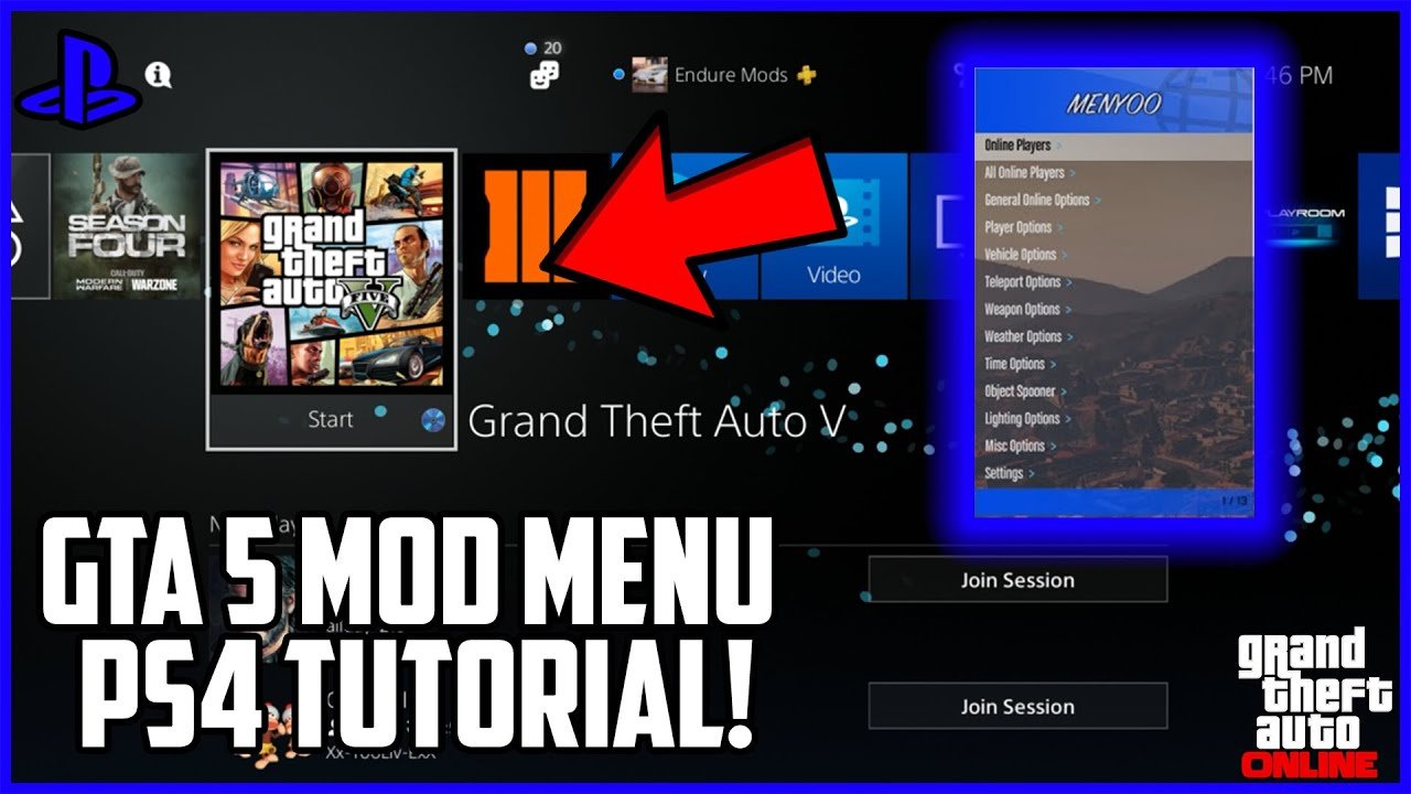 How To Install GTA 5 PS4 Mod Menu Online!