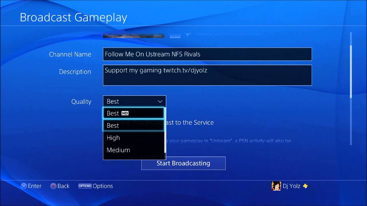 How To Live Stream On Twitch And Ustream Using The PS4 ...