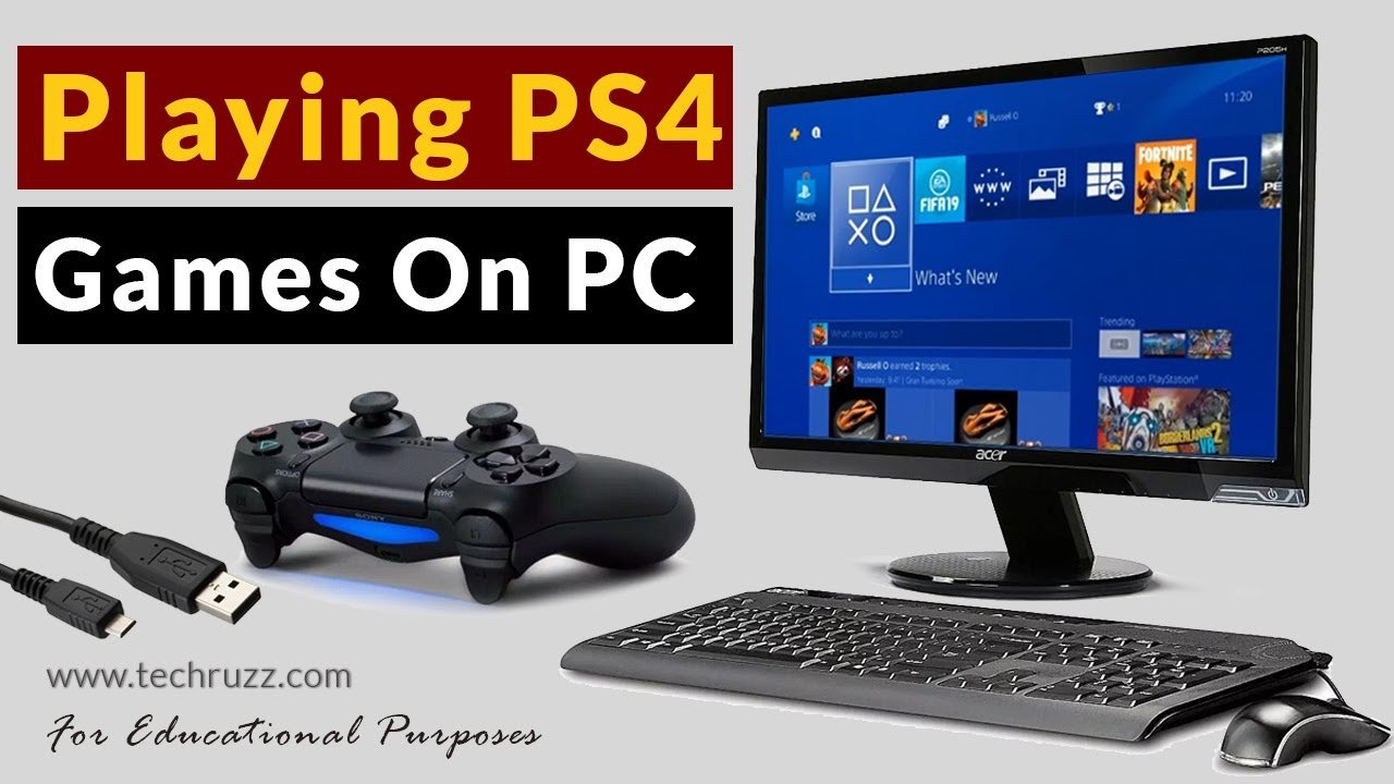 How To Play Any PS4 Games On PC/Laptop