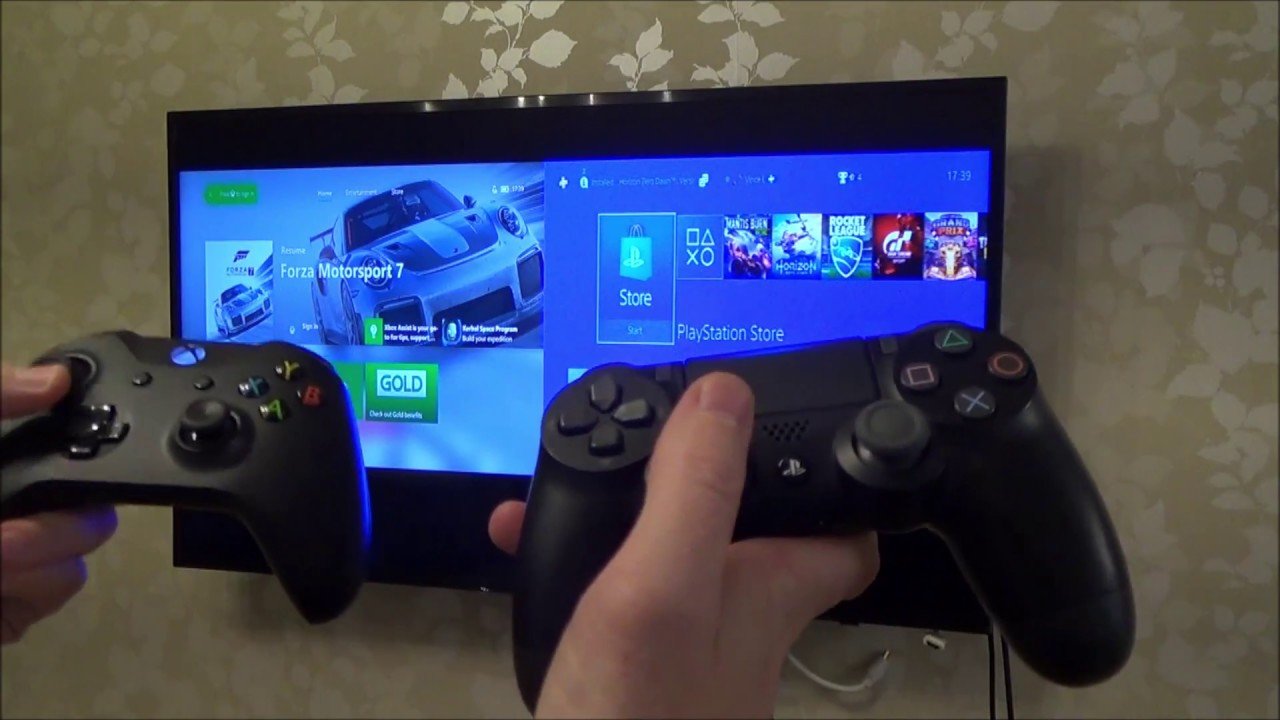 How to Play Xbox &  PlayStation together on the 1 TV (quick ...