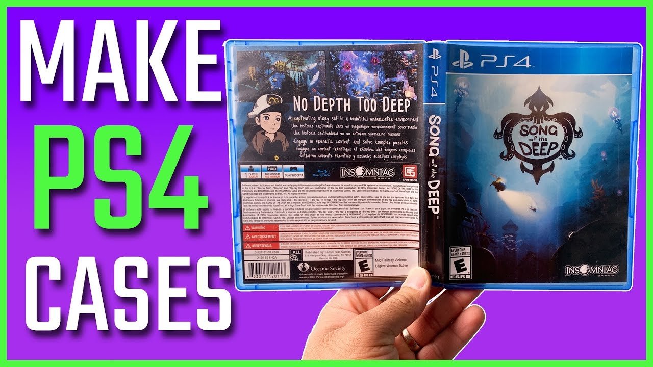 How to Print PS4 Game Cases