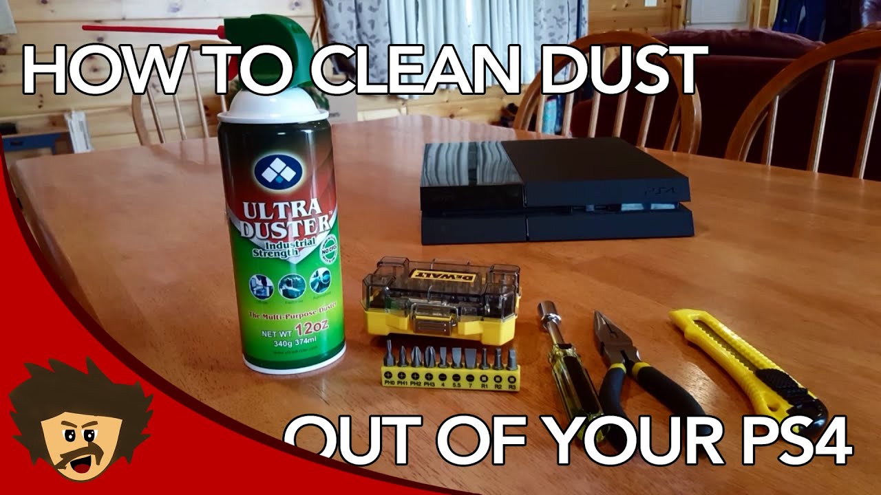 How to PROPERLY Clean Dust Out of a PS4