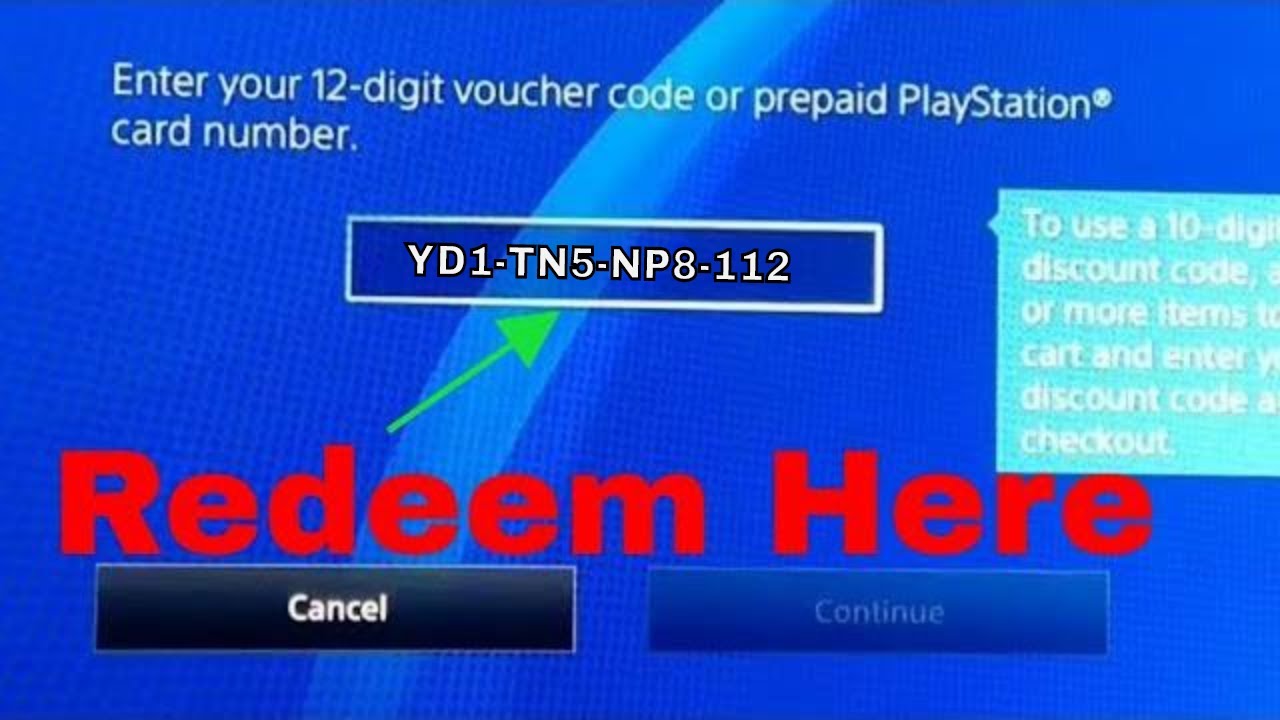 How to Redeem PlayStation Plus Voucher Code in PS4