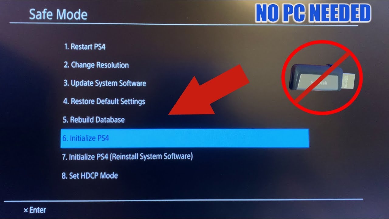 How to Reinstall PS4 System Software Without USB