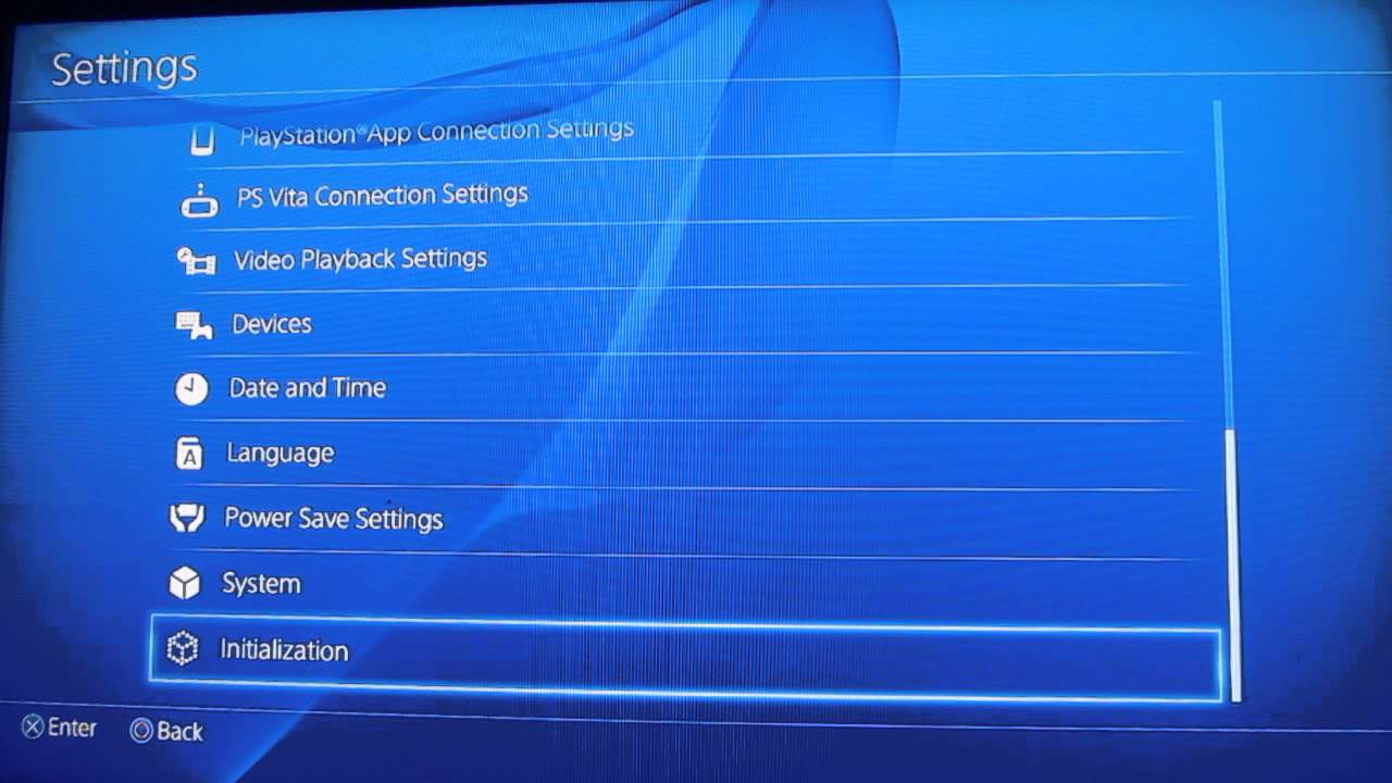 How to Reset PS4 to Factory