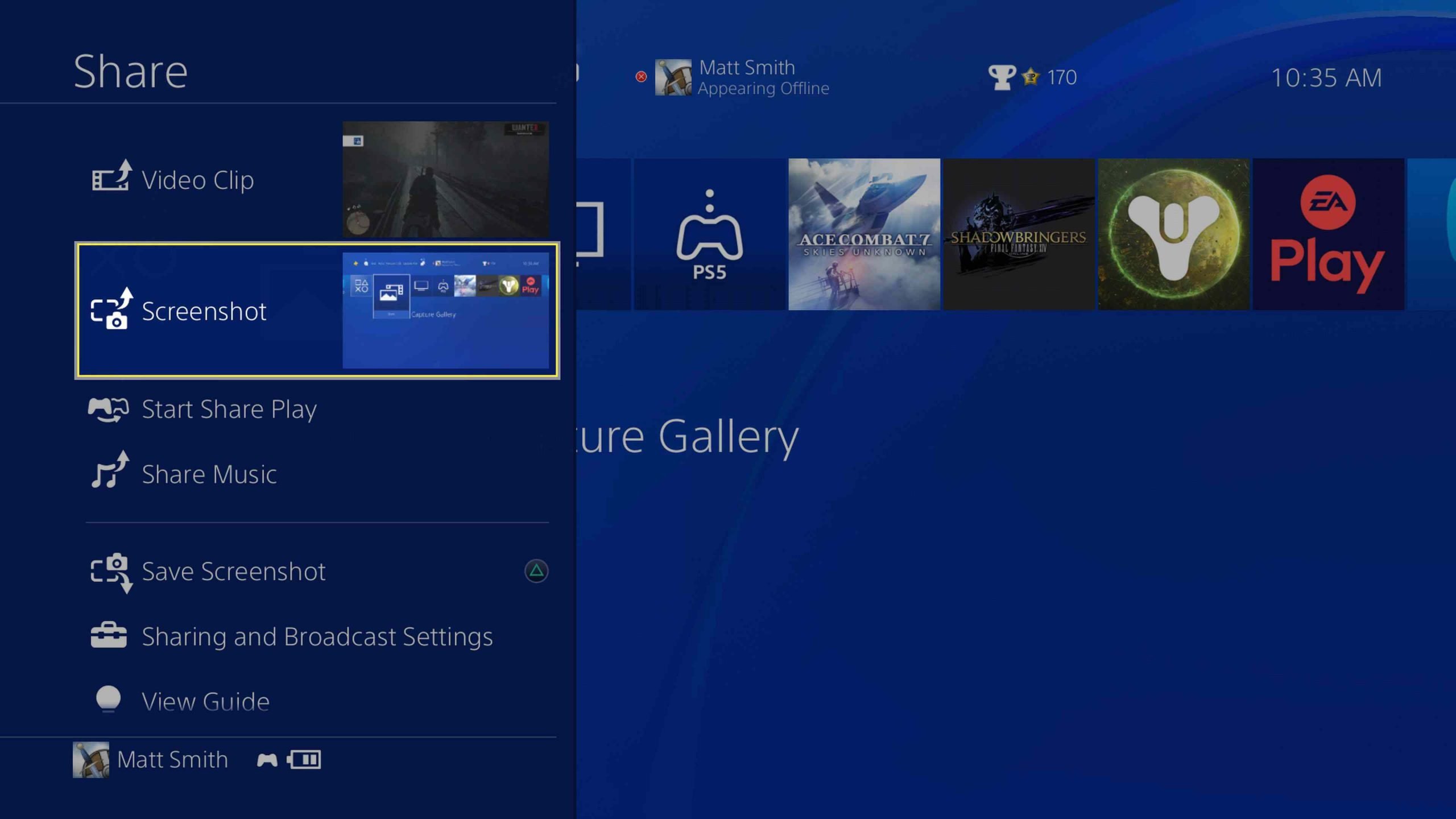 How to Screenshot on PS4