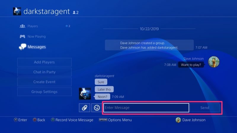 How to send and delete messages on your PS4, using the ...