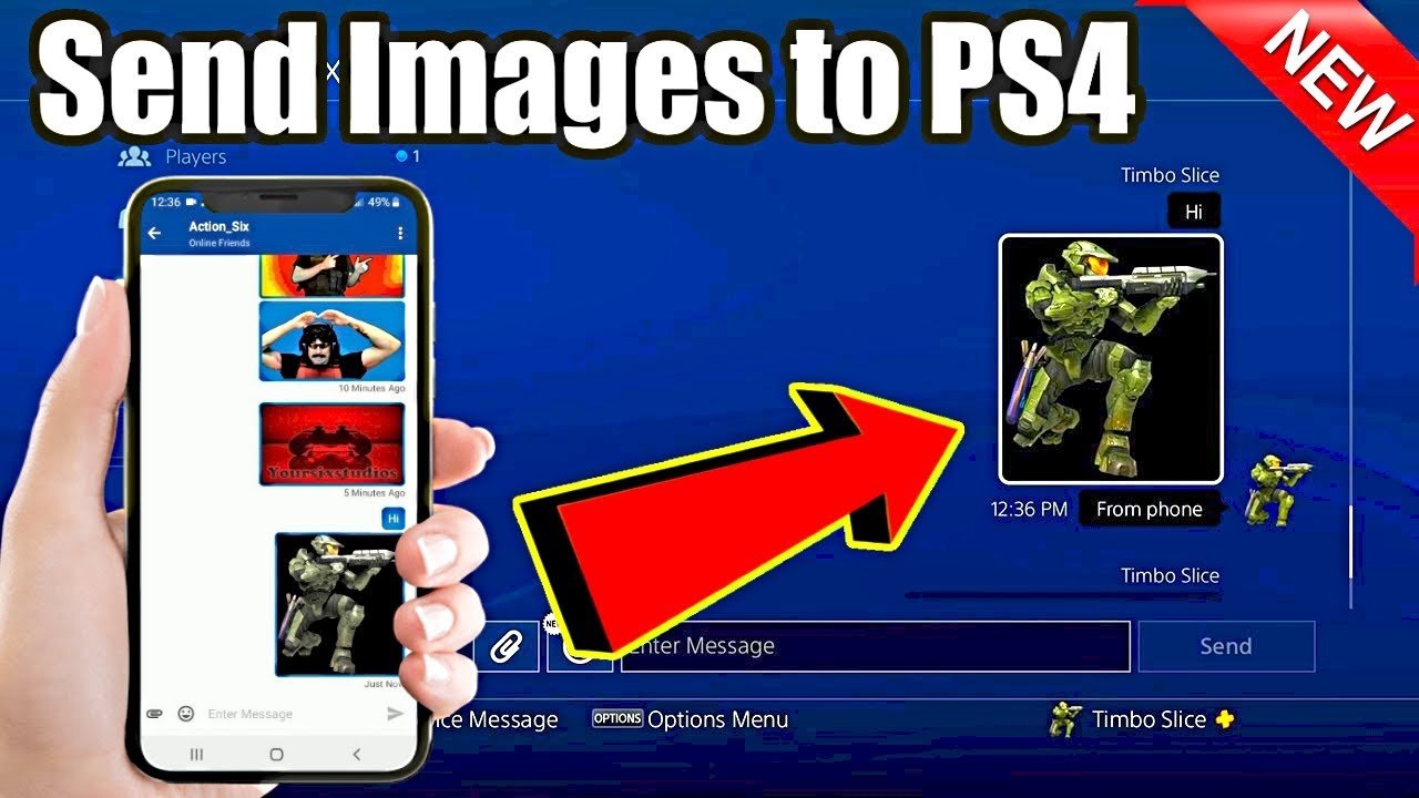 How to Send Pictures from your Phone &  PC to your PS4 (Transfer ...