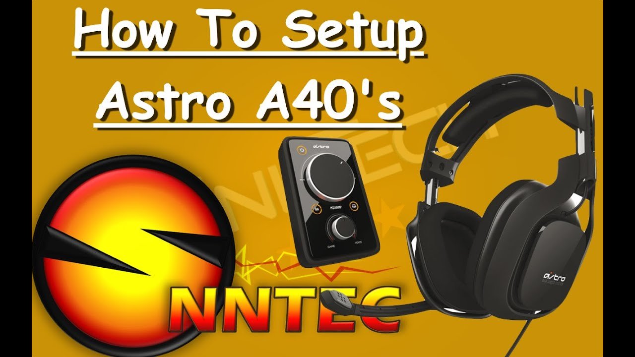 How To Setup Astro A40 TR For The PS4 With Mic Test