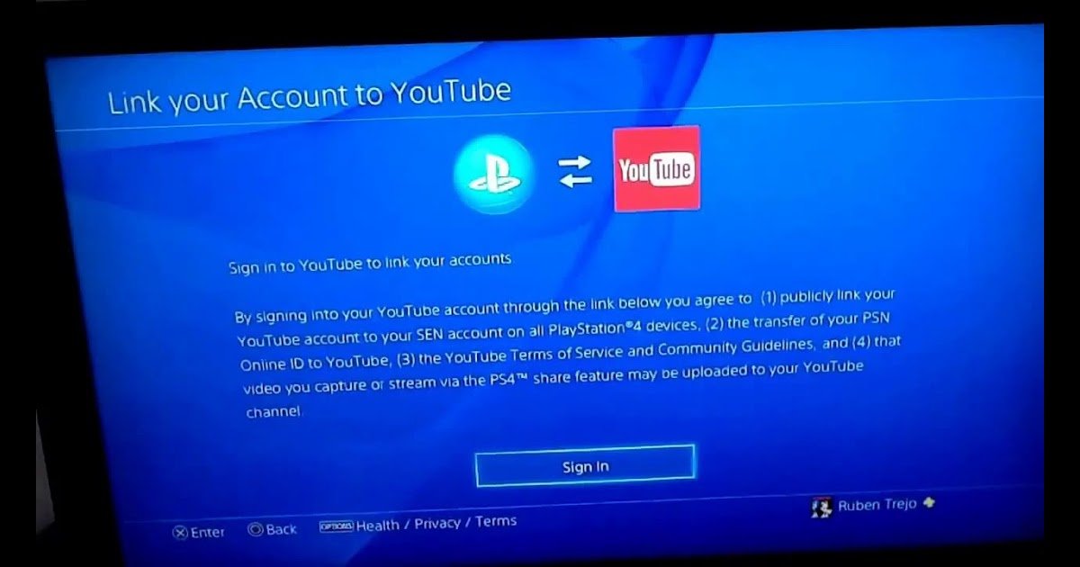 How To Sign In To Youtube On Ps4