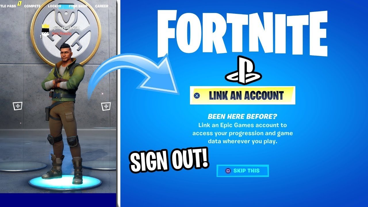 How to SIGN OUT OF FORTNITE ON PS4 (EASY METHOD)