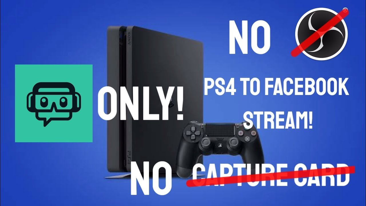 How to Stream from PS4 to Facebook!