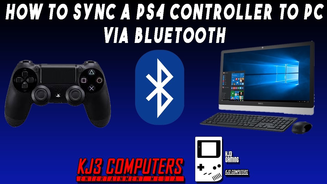 How To Sync a PS4 Controller To PC Via Bluetooth