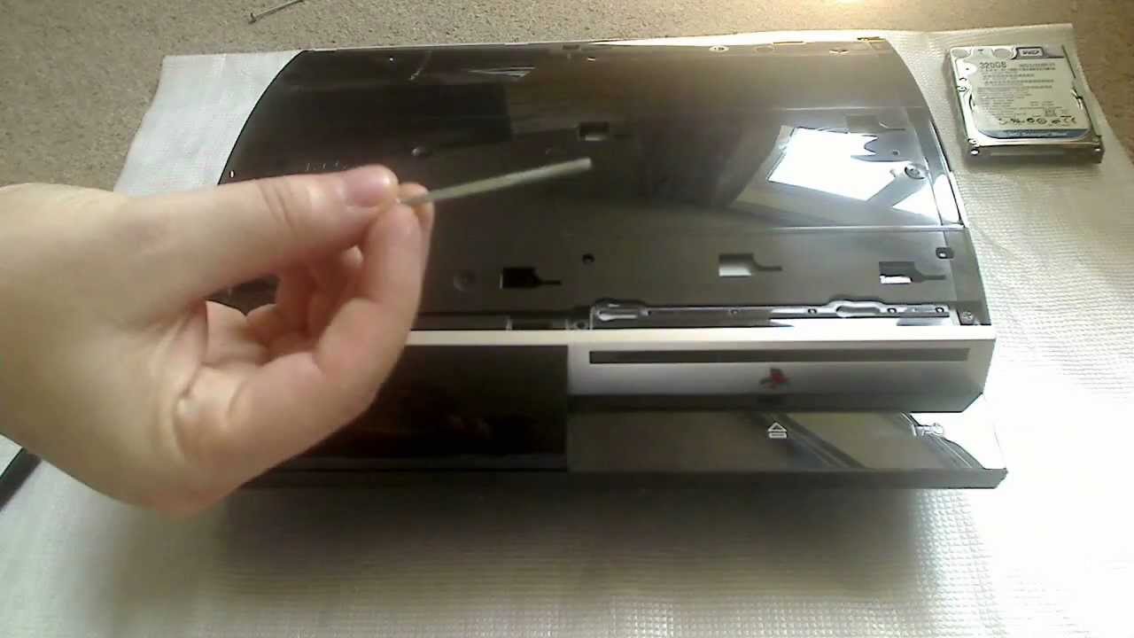 How to take apart a PS3 40GB