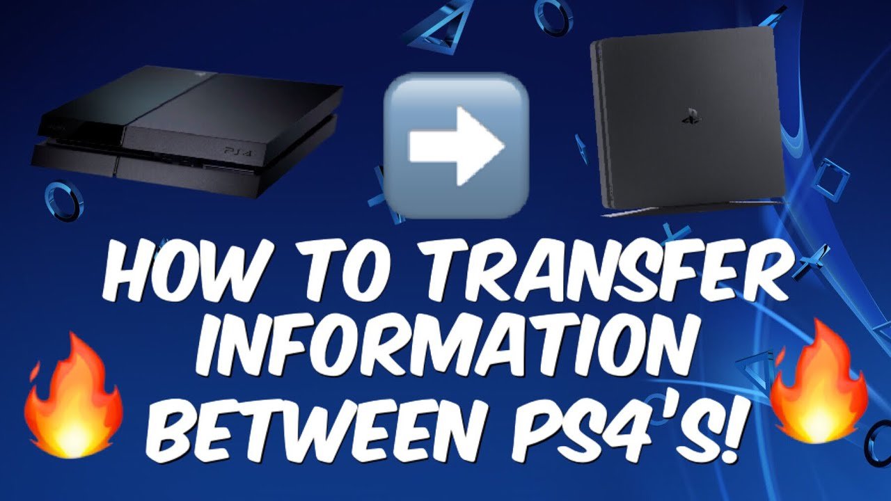HOW TO TRANSFER PS4 DATA TO NEW PS4! (PS4 Pro, PS4 Slim ...