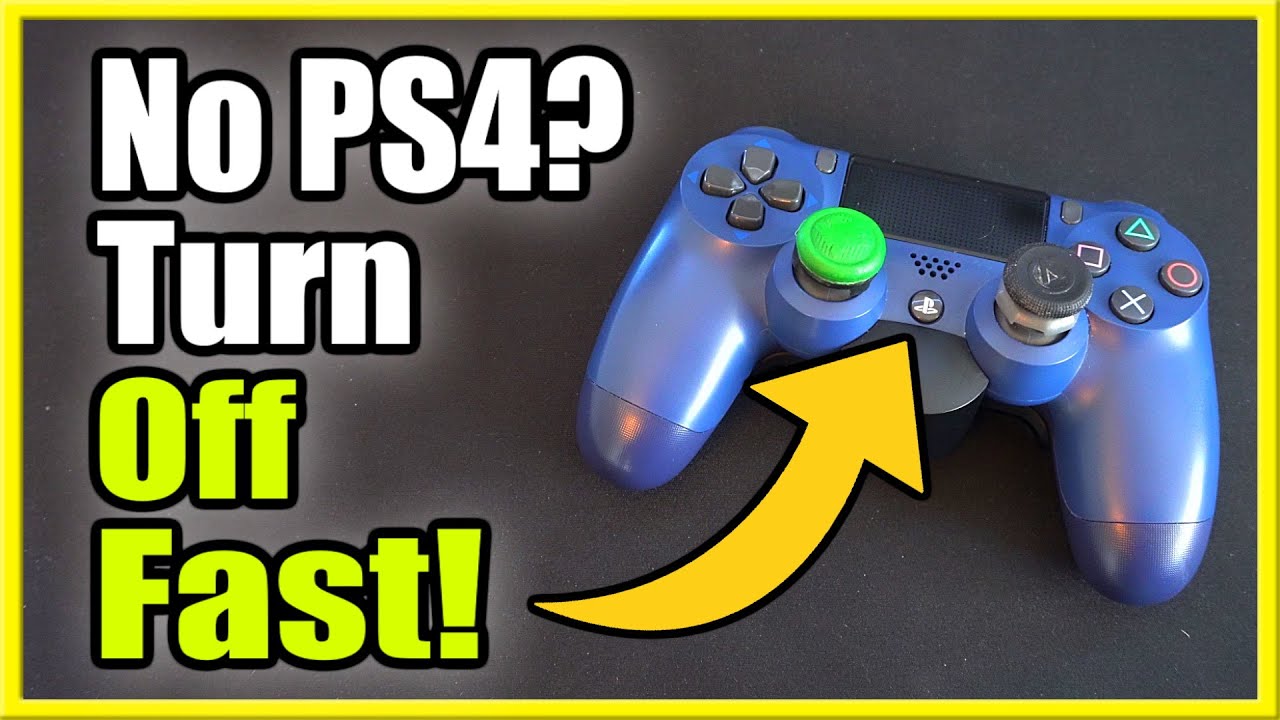 How to Turn off PS4 Controller without PS4 Console (Best ...