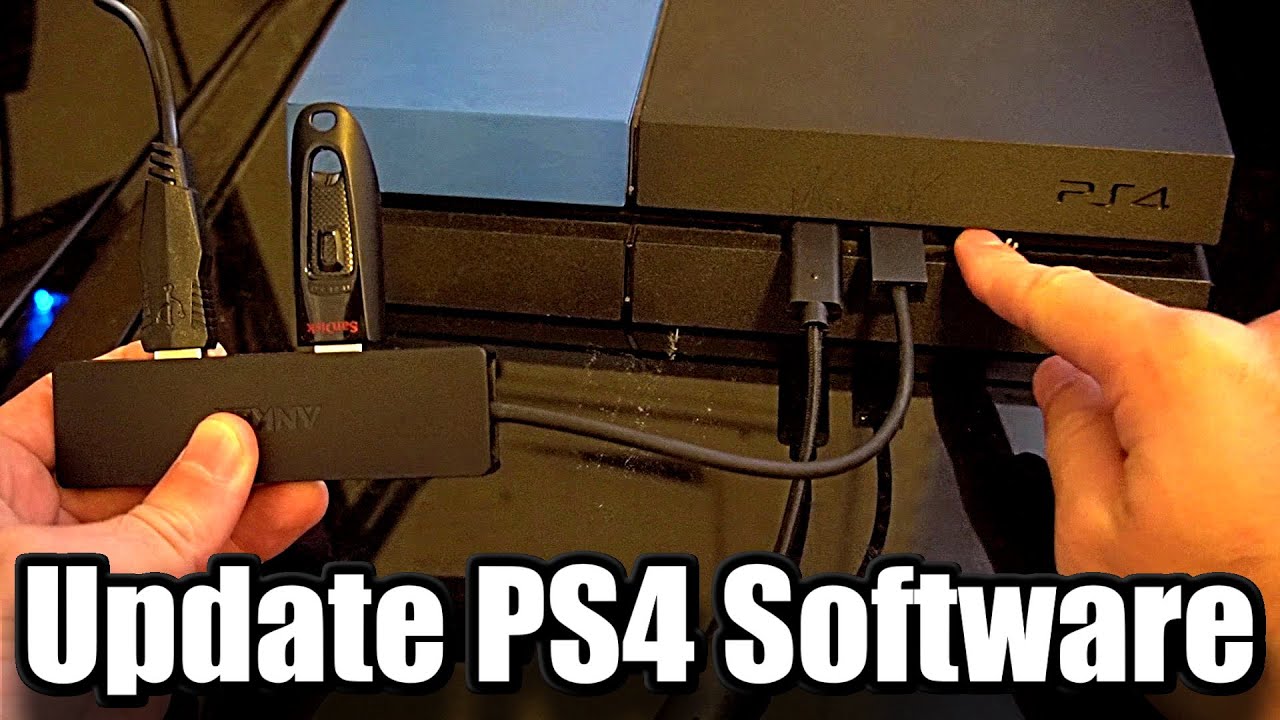 How to UPDATE PS4 SYSTEM SOFTWARE using a USB Flash Drive (Best Method ...