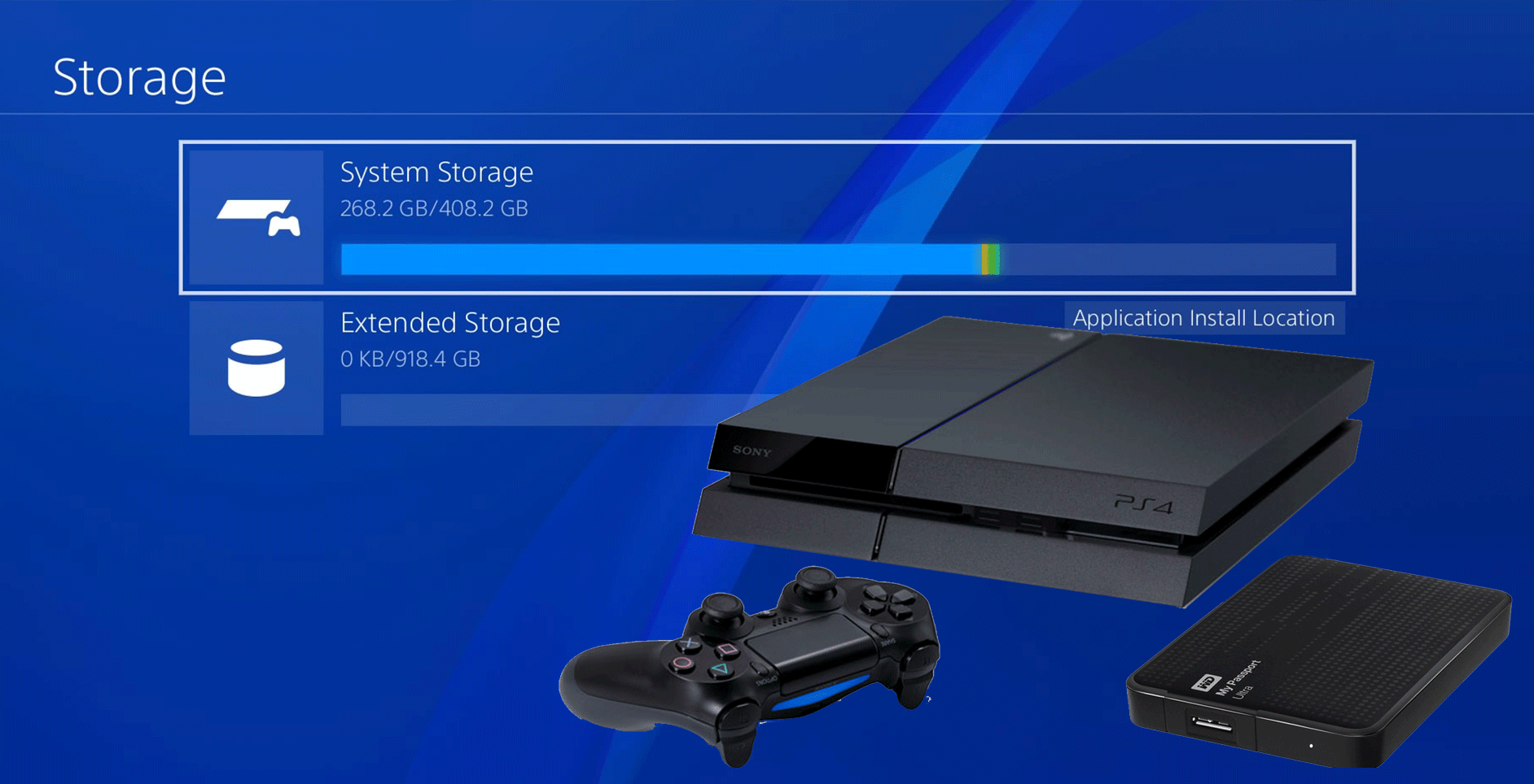 How To Use An External Hard Drive With Your PlayStation 4