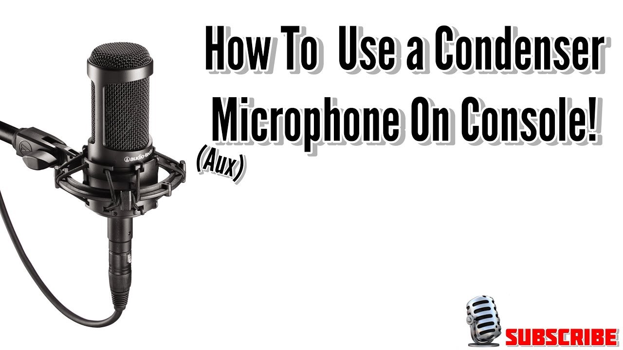 How to use any condenser mic on xbox/ps4