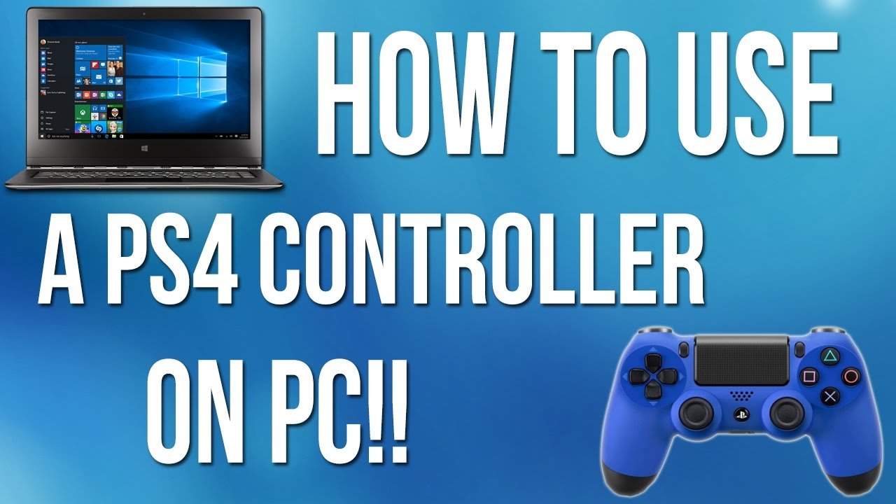 How To Use PS4 Controller on PC! (Any Game)