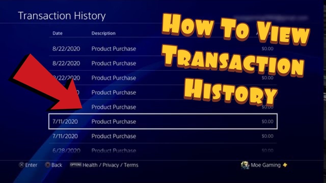 How To View PS4 Transaction History and Purchases (Simple Method)