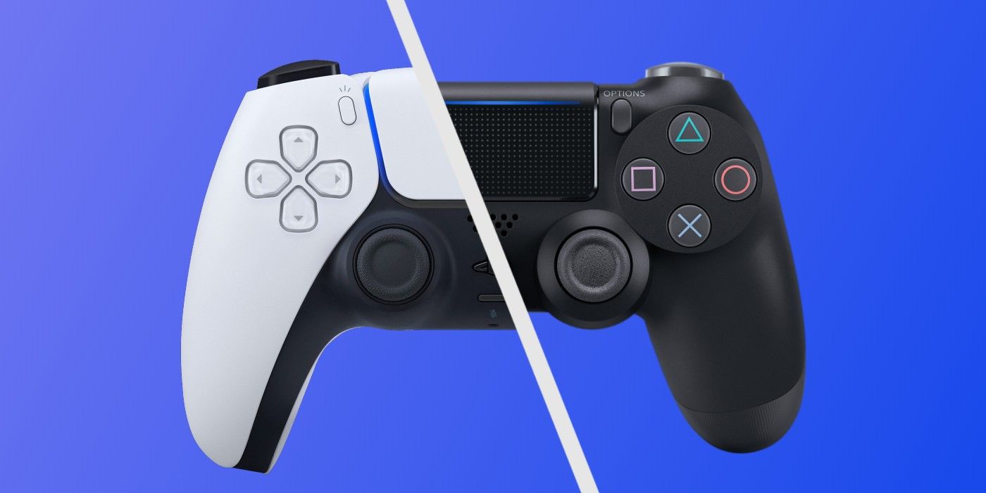 Image Shows PS5 DualSense Controller Compared to PS4 DualShock
