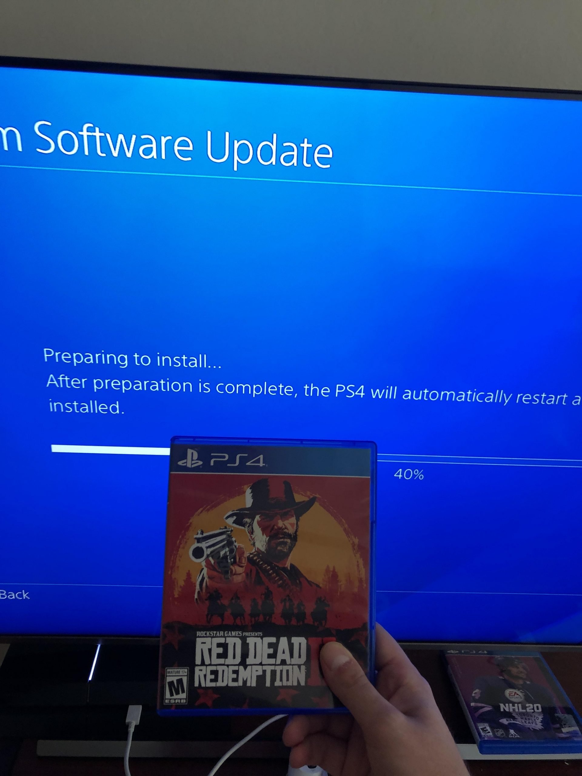 Just picked up the PS4 and RDR2. Had to sell my last one 2 ...