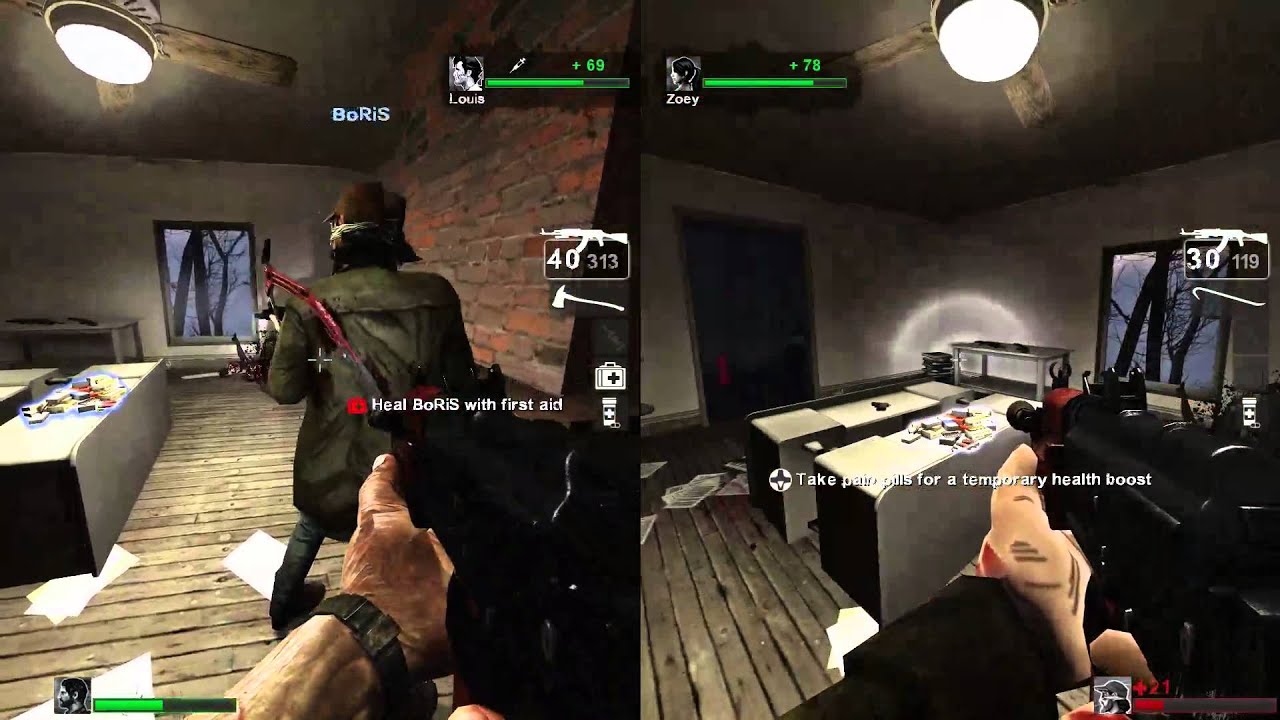 Left 4 Dead 2 PC Splitscreen PS4 + Xbox 360 Controllers ...