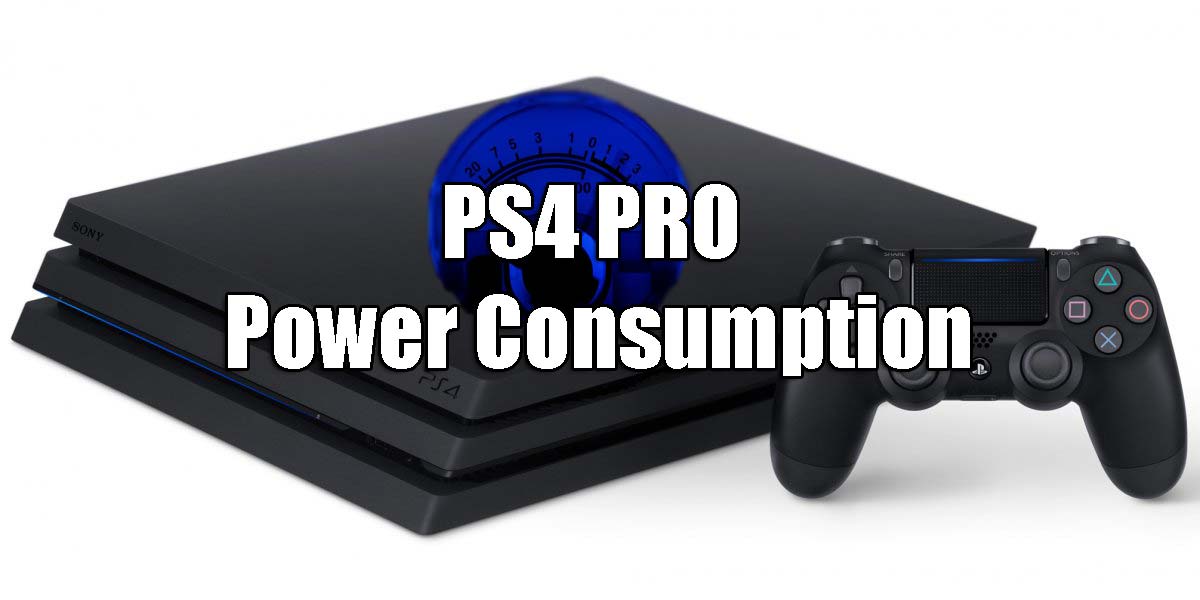 Measuring The Power Consumption Of The PS4 Pro ...