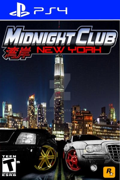 Midnight Club New York PS4 Game Cover by ZER0GEO on DeviantArt