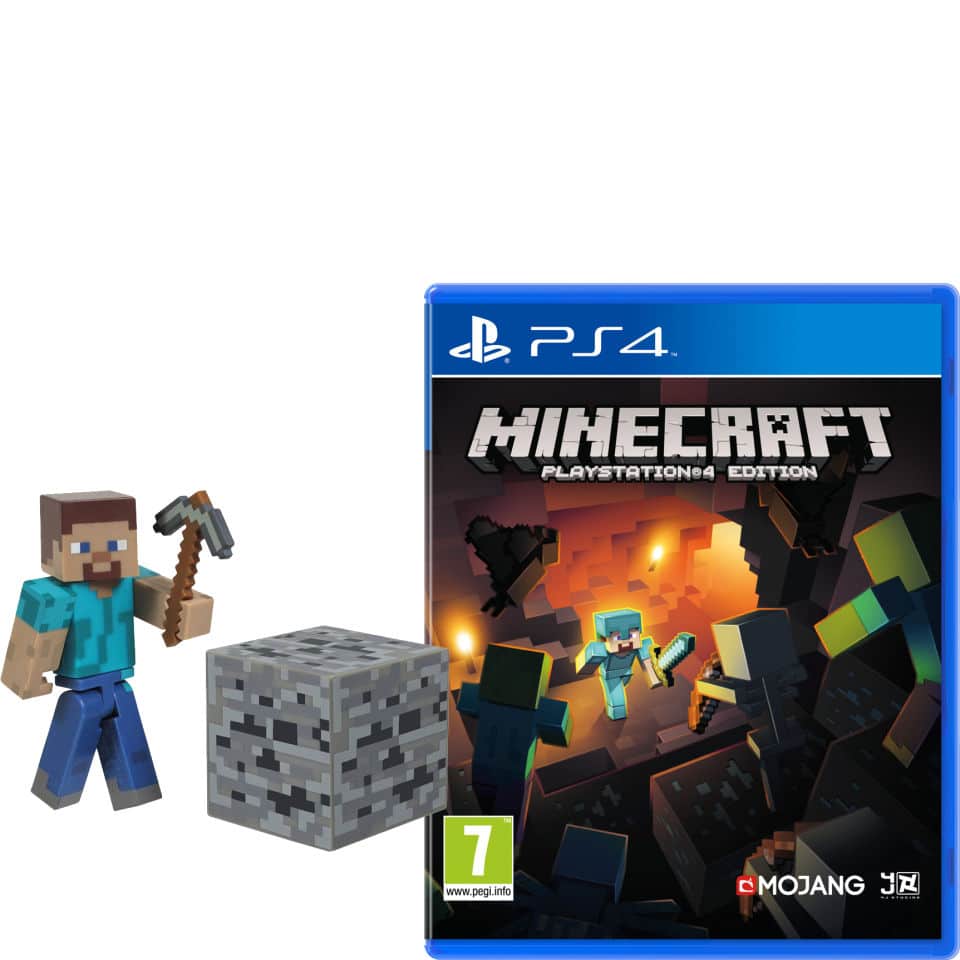 Minecraft PS4 with Steve Model PS4