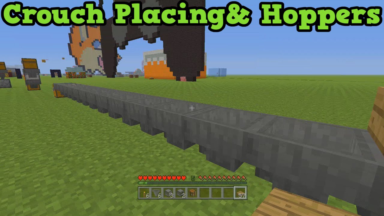 Minecraft Xbox + PS3 + PS4 TU19: Hoppers &  Crouch Placing ...