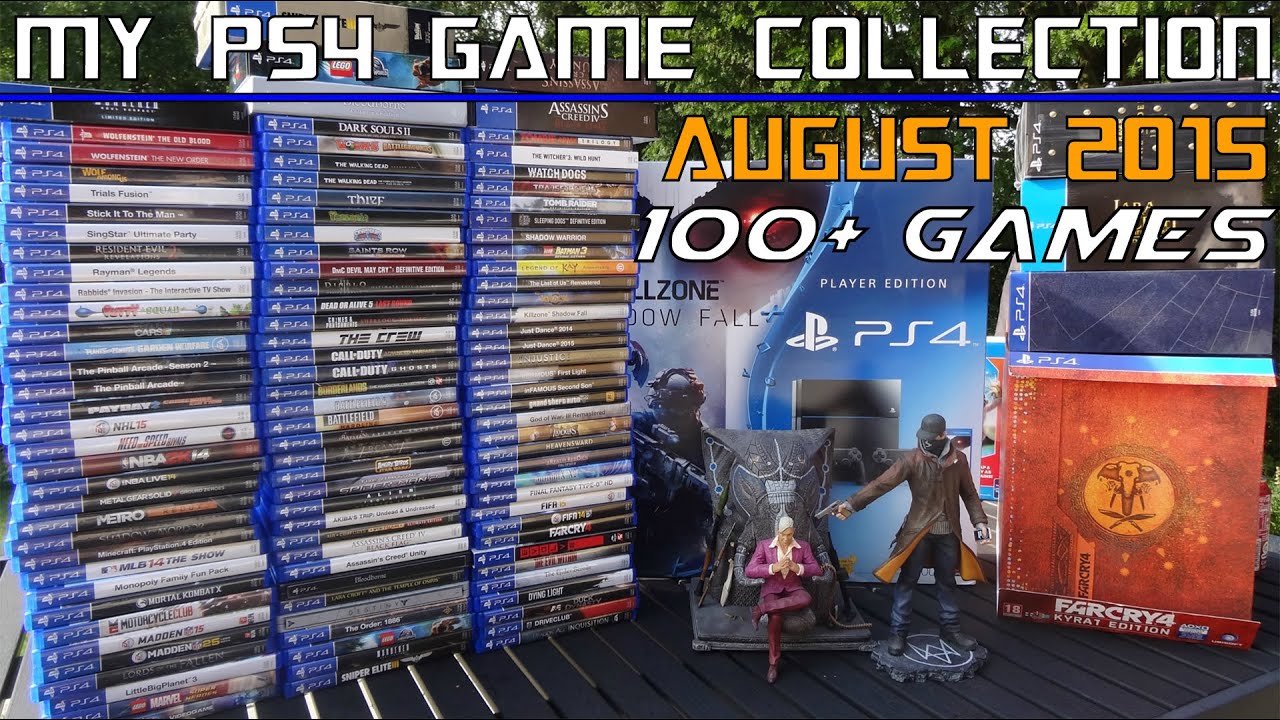 My PS4 Game Collection! (August 2015) 100+ physical ...