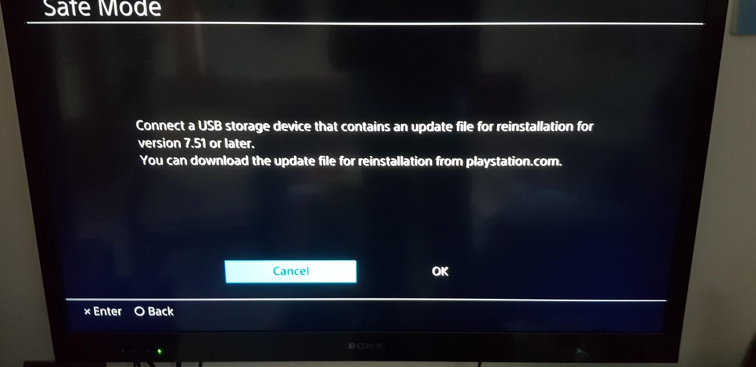 My PS4 updated today and something happened during update ...