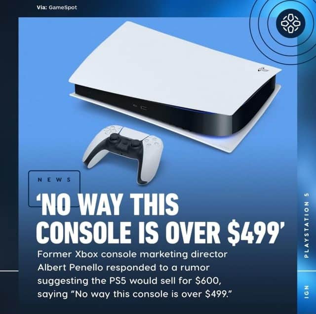 no way this console is over 499 former xbox console marketing